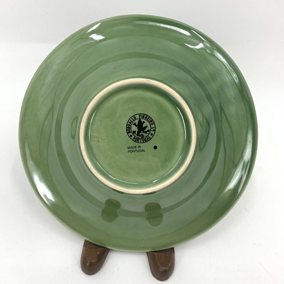 Bordallo Pinheiro Green Frog Lilypad Cereal Soup Bowl 7.5" Portugal - Picture 2 of 3
